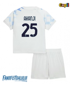 Inter Milan Manuel Akanji #25 Echipament de Fotbal Replică 2025-26 Copii Deplasare (+ Șorturi)